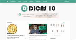 Desktop Screenshot of dicas10.net